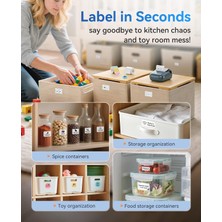 Storemax Karaworksell Nıımbot B1 Etiket Makinesi, Otomatik Tanımlamalı Bluetooth Taşınabilir Etiket Yazıcısı, Ofis, Ev, Iş Için Kullanımı Kolay, 2 x 1.2 Inç Etiket/rulo (Mavi)