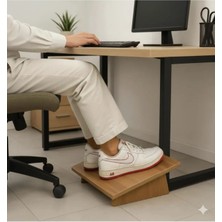 Yasem Home Ergonomik Masa Altı Ayak Rampası Masa Altı Ayak Standı Yükseklık 15 cm