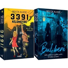 İndigo Kitap 3391 Kilometre Karton Kapak ve Bul Beni Karton Kapak (Beyza Alkoç) 2'li Set