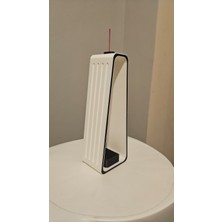 Triforge3D 3D Baskı Modern Tütsülük Dekoratif Tütsü Standı Minimal Tasarım Siyah Beyaz Tütsü Tutucu