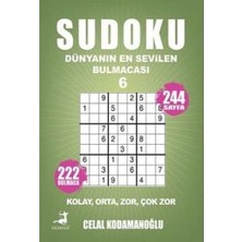 Storemax Karaworksell Sudoku - Dünyanın En Sevilen Bulmacası 6: Kolay, Orta, Zor, Çok Zor