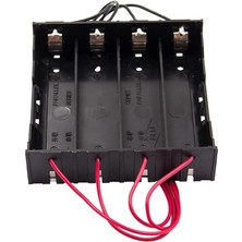 Storemax Karaworksell 18650 Pil Yuvası 4’lü Paralel 4 Adet 3.7V Paralel Lityum Lion Batarya Kutusu Mobil Güç Kaynağı Powerbank Tutucu 11CM Kablolu