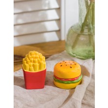 LC Waikiki Hamburger ve Patates Figürlü Tuzluk ve Biberlik  (S6)