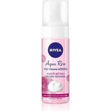 Storemax Karaworksell Nıvea Aqua Rose Organik Gül Suyu Içeren Yüz Yıkama Köpüğü 150ML, Nemlendirici, Yüz Temizleyici, Micellar