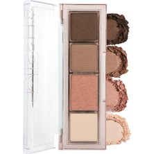 Storemax Karaworksell Mıssha Yoğun Pigmentli Mat ve Işıltılı Tonlar Barındıran 4'lü Far Paleti Day Vibe Palette No:4 Prima Pink