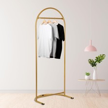 Storemax Karaworksell Gorilla Dilsiz Uşak Butik Stil Oval Konfeksiyon Askılığı Siyah Renk Askılık Siyah Ayaklı Askılık Kıyafet Askılığı