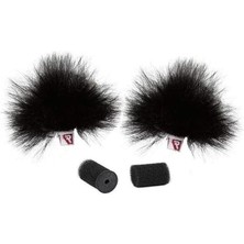 Storemax Karaworksell Rycote 065555 Ristretto Siyah Renk Yaka Mikrofonu Rüzgar Koruyucu