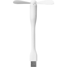 Storemax Karaworksell ‎monte Lua S-Link, Beyaz Esnek USB Fan, Mini Vantilatör, Soğutucu, USB Girişli, Powerbank ile Çalışabilir, Taşınabilir