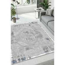 Storemax Karaworksell Yumuşak Yıkanabilir Mutfak Halısı Koridor Oturma Kaymaz Tabanlı Salon Dz-27-Gri DZ-27GRİ40X60