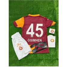 Alaturka Mix Gâlatâsarây 2026 O.'s'i'm'h'e'n Iç Saha Parçalı Çocuk Forması Şampiyonlar Ligi (Patch) 5yıldızlı