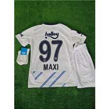 Alaturka Mix .f.e.n.e.r.b.a.h.ç.e. 2024/25 Yeni Sezon /maxı/ Deplasman Beyaz Çocuk Forması Forması 4lü Set