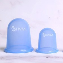 Macgon Silikon Selülit Masaj Kupası 2'li Set, Kuru Kupa, Masaj Seti Büyük
