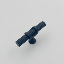 Bf Filiz Arsin Çizgili Düğme Kulp Siyah 4 Adet