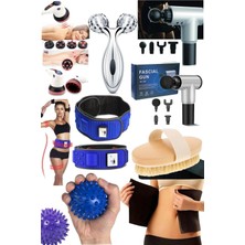 Macgon 7'li Masaj Aleti Unisex Yağ Yakıcı Zayıflatıcı Selülit Giderici Profesyonel Set Göğüs ve Kalça Seti