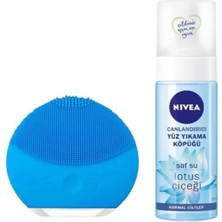 Macgon Canlandırıcı Yüz Yıkama Köpüğü 150 ml + Şarjlı Cilt Temizleme Cihazı ve Masaj Aleti