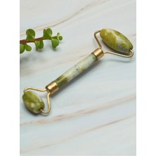 Macgon Yüz Bakım Taş Doğal Yeşim Face Roller Masaj Aleti