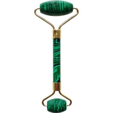 Macgon  Malahit %100 Doğal Taş Roller Yüz Masaj Aleti Cilt Masajı Taşı