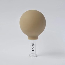 Macgon Silikon Vakumlu Cam Masaj Kupası,kuru Kupa No:4