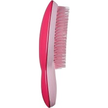 Macgon Çok Renkli The Ultimate Pink Saç Fırçası Saç Dökmeyen Silikonlu Tarak Saç Derisi Masajtarağı Fırçası