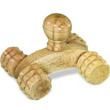 Macgon Ahşap Tekerlekli Mini Masaj Aleti