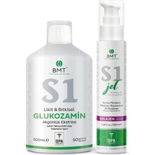 Macgon S1 Likit Glukozamin 500 ml & S1 Masaj Jeli 100 ml - 2'li Set