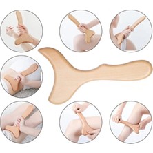 Macgon Ahşap Masaj Aleti % 100 Doğal El Yapımı ve Tüm Vücut Için Uyumlu