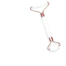 Macgon Beyaz 2'li Yeşim Taşı Çift Taraflı Cilt Yüz Masaj Bakım Aleti