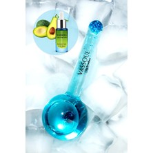 Macgon Ice Globe Buz Küresi Soğuk Terapi Topu Blue + Avokado Yağı