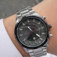 Showtime Gümüş Paslanmaz Çelik Erkek Kol Saati