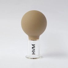 Macgon Silikon Vakumlu Boyun ve Yüz Cam Masaj Kupası, Kuru Kupa No:2