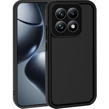 HTstore Xiaomi Uyumlu 15T Kılıf Kamera Korumalı Zore Ananas Kapak-Siyah