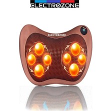 Macgon 8 Toplu Çift Yöne Dönebilen Isıtmalı Ovmalı Yoğurmalı  Masaj Aleti Yastığı Tüm Vücut Için