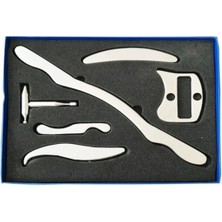 Macgon 7 Parça Paslanmaz Çelik Metal  Masaj Aleti Set