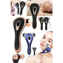 Macgon 3D V Yüz Silindiri Masajı Mikroakım Titreşim Cilt Sıkılaştırıcı Kırışıklık Giderme Cihazı Yüz Bakım