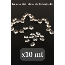 Allians 10 Metre 500 Adet Kristal Octagon Dizili Organizasyon ve Avize Taşı