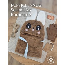 2-6 Yaş Kahverengi Peluş Balaklava