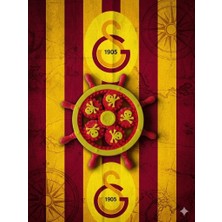 3D Futuristic Galatasaraylılara Özel Stres Çarkı Korsan Dümeni