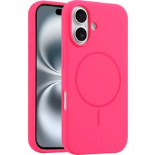 İSMİYLEAL Ismiyl  iPhone 16 Plus Kılıf Jully Magsafe Kapak - Pembe 255669