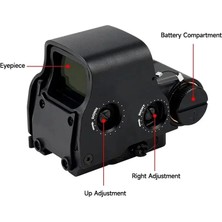 558 Hedef Işaretleyici Holografik Nişangâh Reddot - Siyah ( Lisinya )