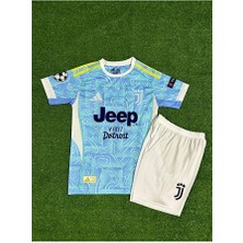 Alaturka Mix Juventus 2025/26 Yeni Sezon Kenan Yıldız Deplasman Çocuk Forması (Mavi)