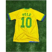 Alaturka Mix Brezilya Özel Tasarım Efsane Pele Özel Konsept Yetişkin Forması