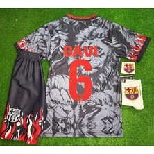 Alaturka Mix Barcelona Özel Konsept #6 Gavi Lions Baskılı Çocuk Forması 4 Lü Set