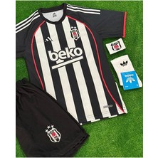 Alaturka Mix .b.e.ş.i.k.t.a.ş./ 2026 /#isimsiz#/ Iç Saha Çubuklu Çocuk Forması 4 Lü Set