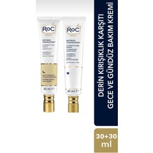 Roc Derin Kırışıklık Karşıtı Gece Kremi 30ML & Gündüz Kremi SPF30 30ML