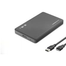Skygo 2.5 Sata Hdd/ssd Harici Disk Kutusu USB 3.0 Micro-B - Siyah HDX1752S