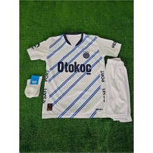 Alaturka Mix .f.e.n.e.r.b.a.h.ç.e. 2024/25 Yeni Sezon /isimsiz/ Deplasman Beyaz Çocuk Forması Forması 4lü Set