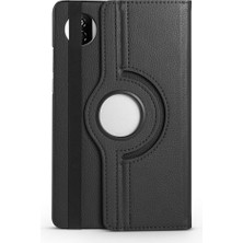 HTstore Honor Pad X7 Zore Dönebilen Standlı Kılıf-Siyah