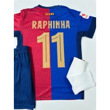 Alaturka Mix Barcelona 2024/25 Yeni Sezon Neymar Jr #11 Çocuk Forması (Iç Saha)