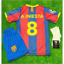Alaturka Mix Barcelona 2010/11 Şampiyonlar Ligi As.ınıesta Çocuk Forması 4lü Set