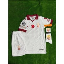 Alaturka Mix G'.â.l.a.t.â/.s.a.r.â.yy_ 2026 /yunus Akgün// /11/ Deplasman Beyaz Çocuk Forması 4 Lü Set